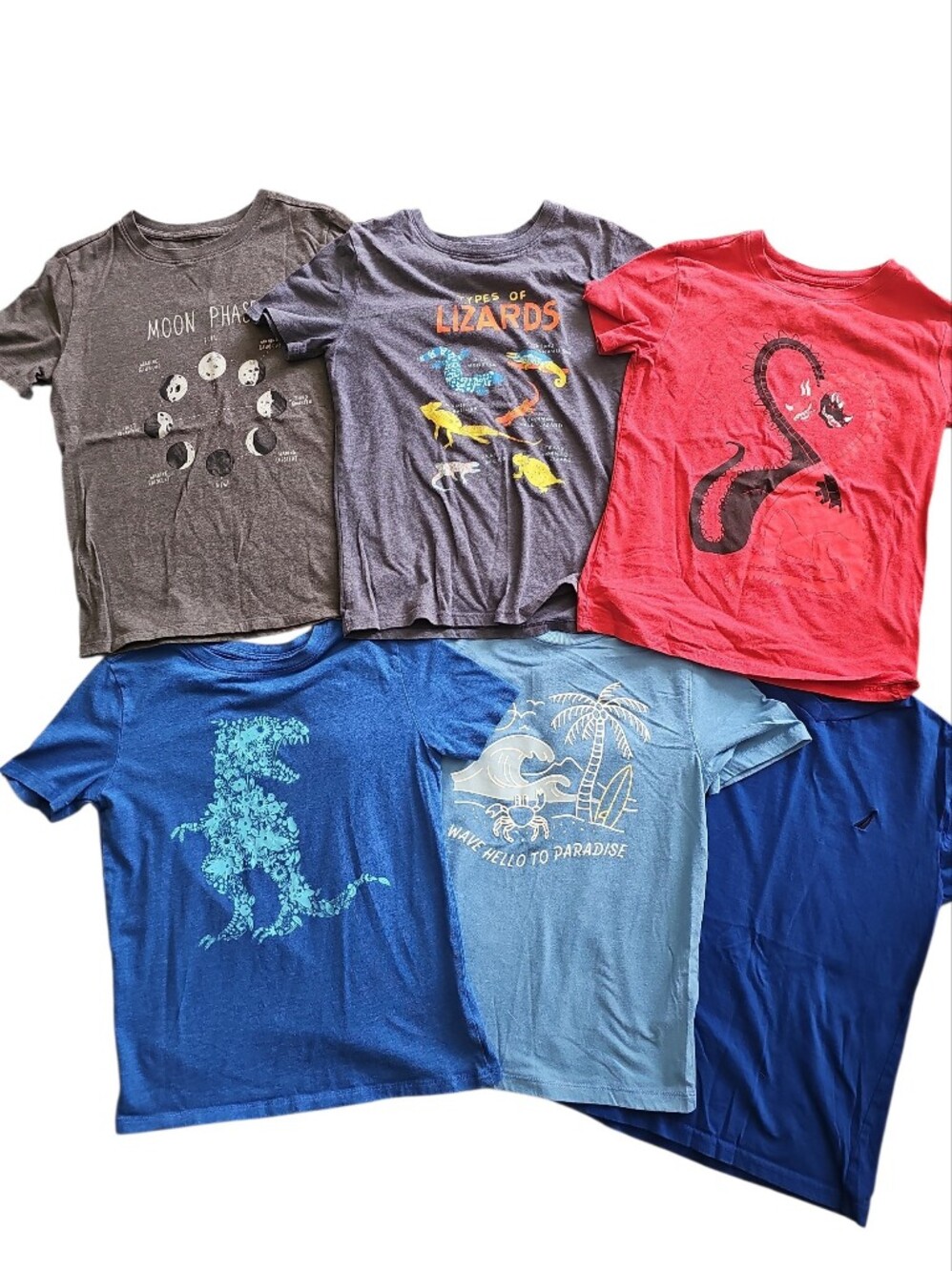 Cat & Jack Red Octopus Short Sleeve Tee (Kids)
